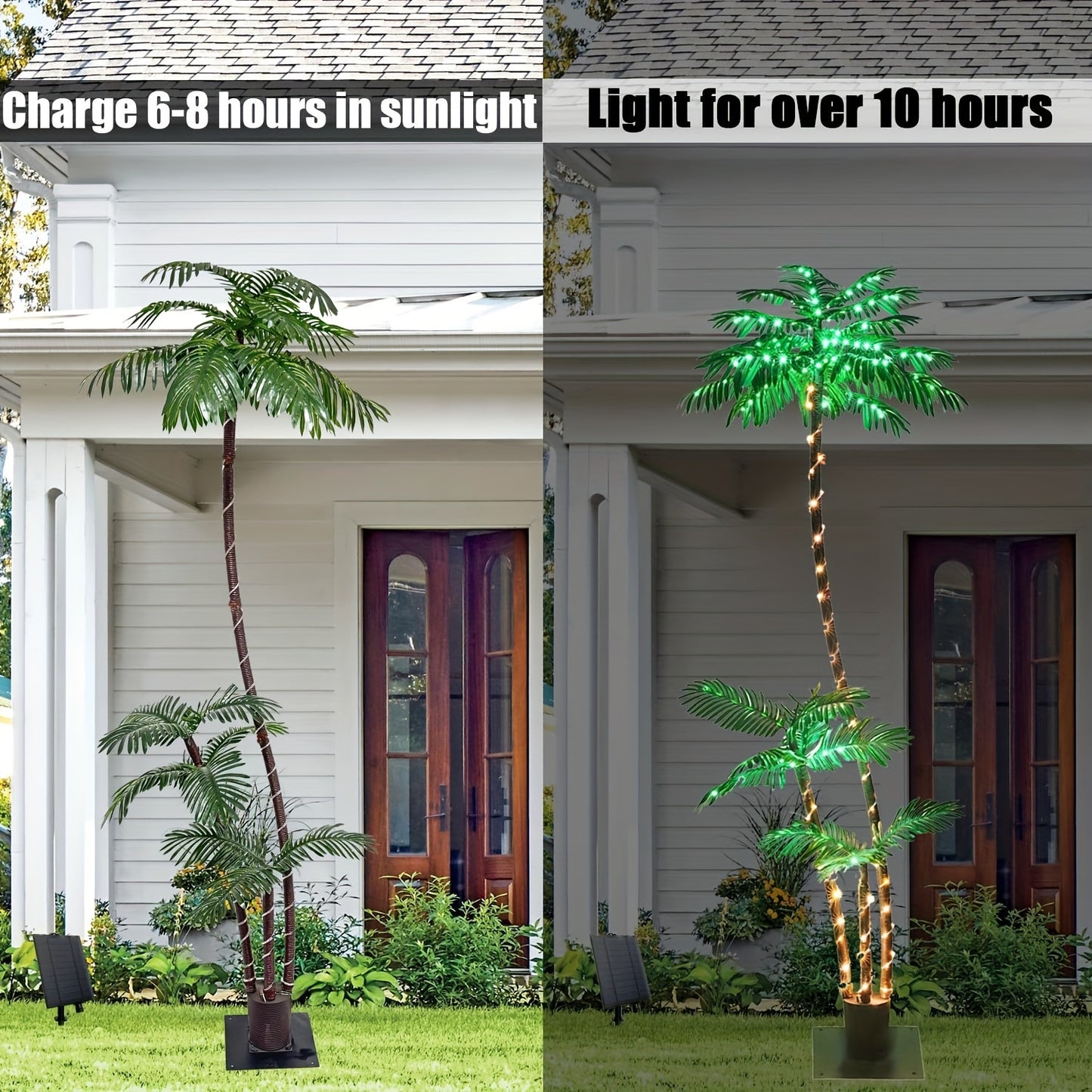 Solar LED Lighted Palm Tree
