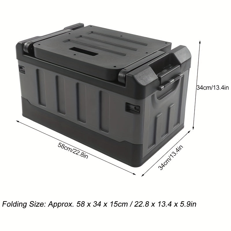 Folding Camping Storage Box & Seat