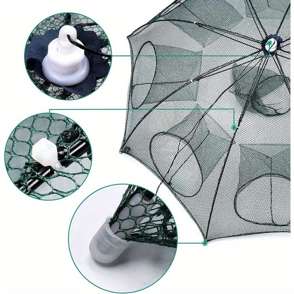 Foldable Fishing Bait Trap for Crabs, Minnows & Shrimp