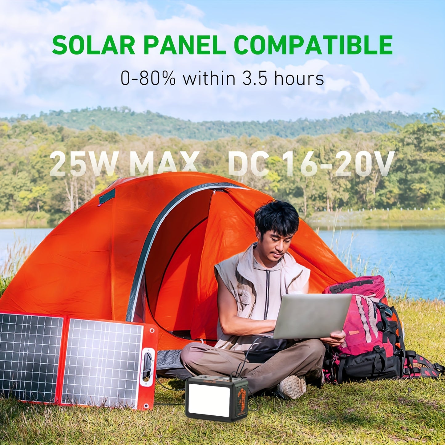 150W Portable Power Station Compact Solar Generator