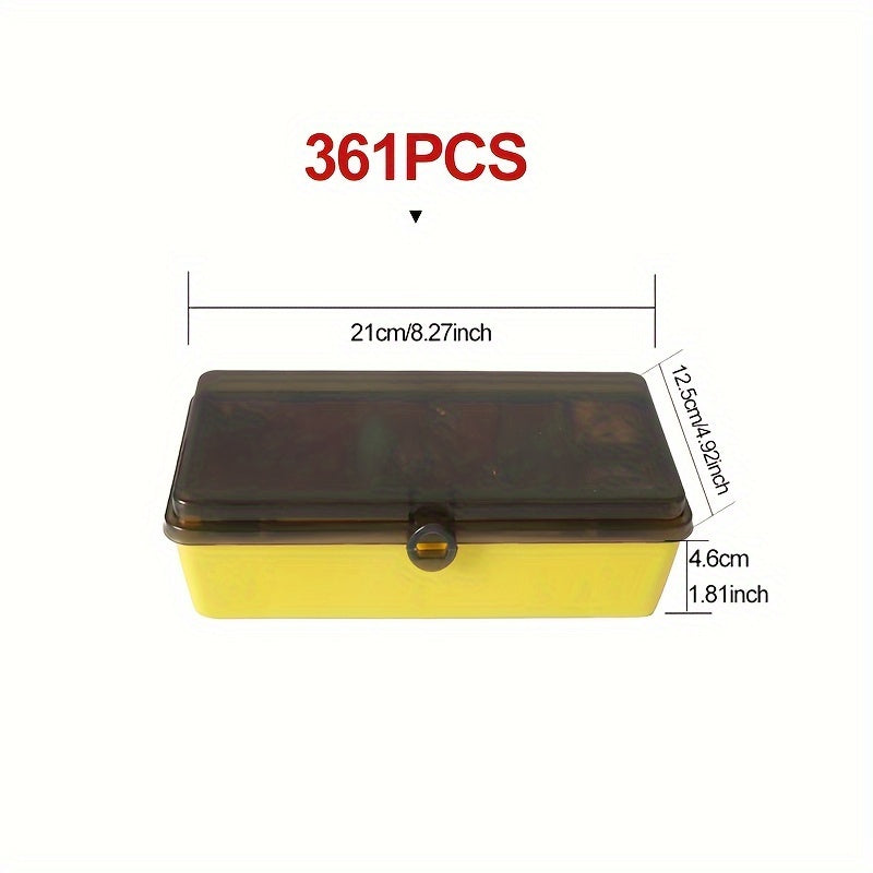361-Piece Fishing Lure Kit with Tackle Box