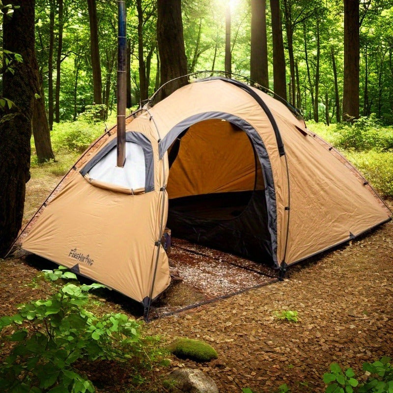 4 Season 2 Person Waterproof Tent with Chimney Jack
