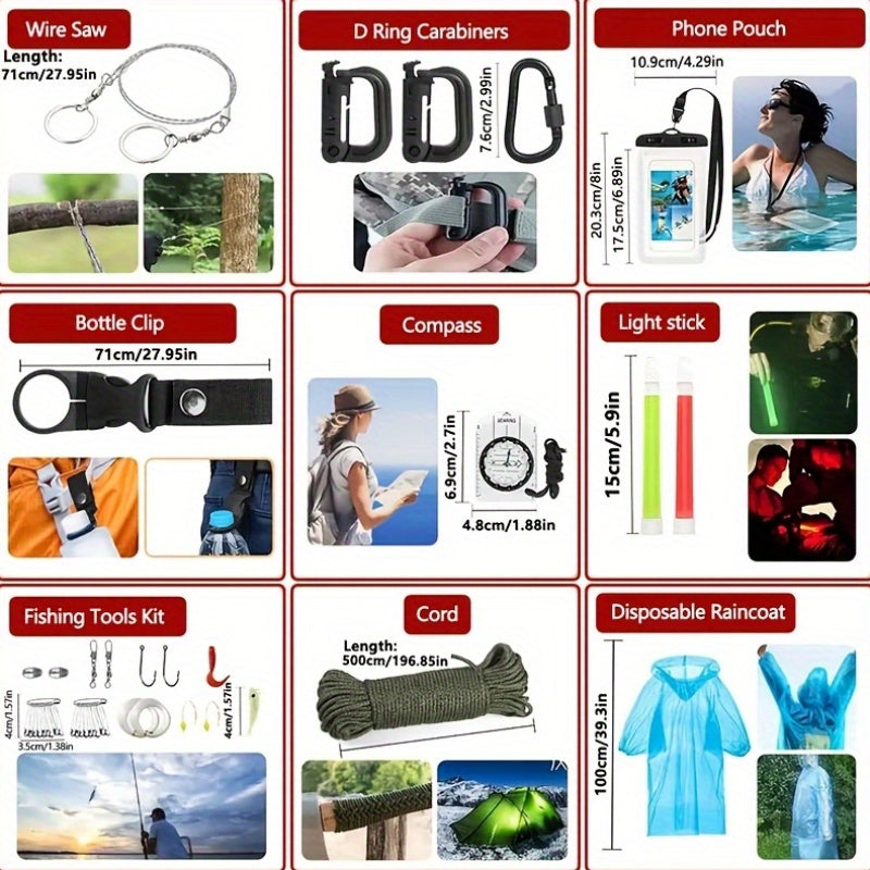 252-Piece Deluxe Survival Gear Kit
