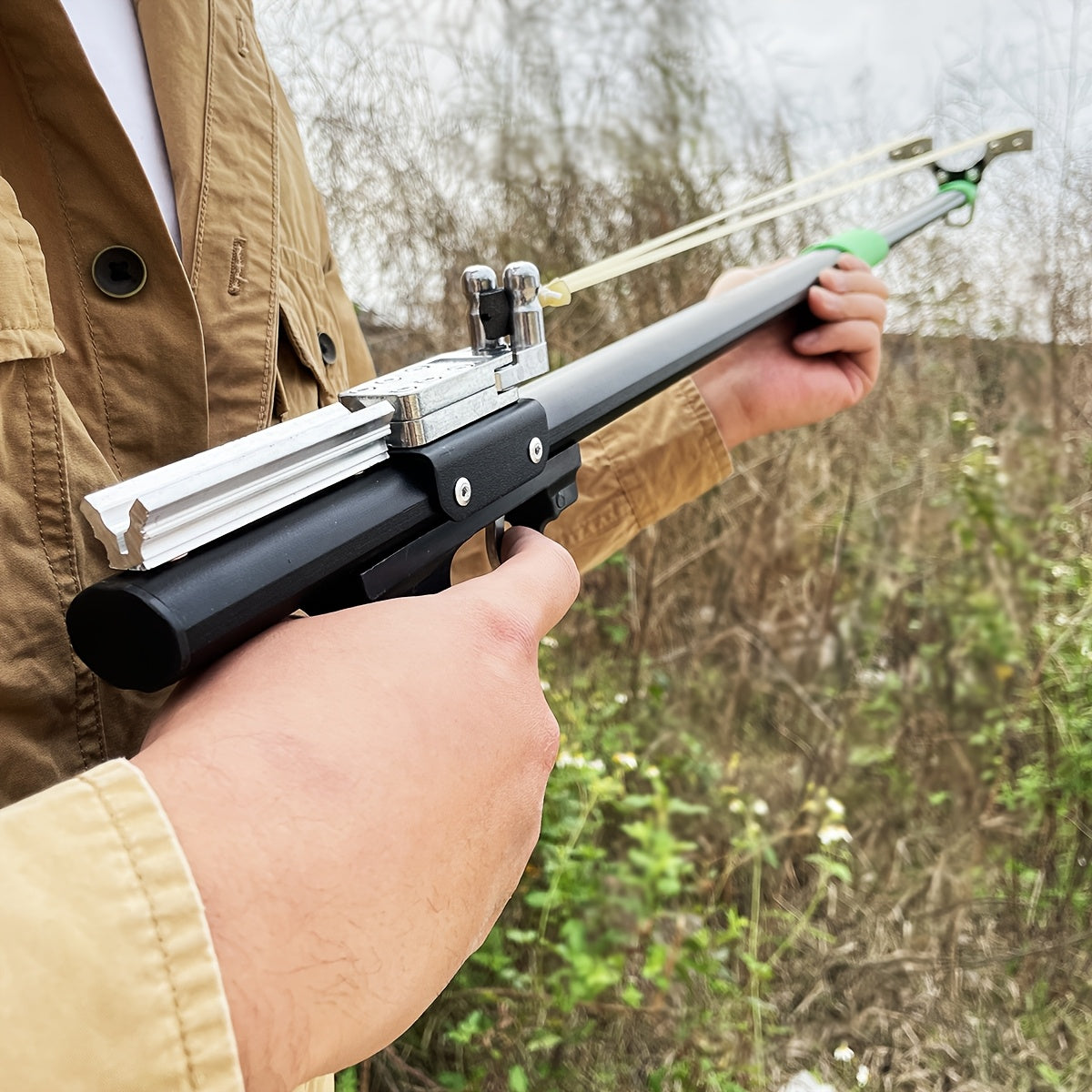 Precision Auto-Trigger Hunting Slingshot