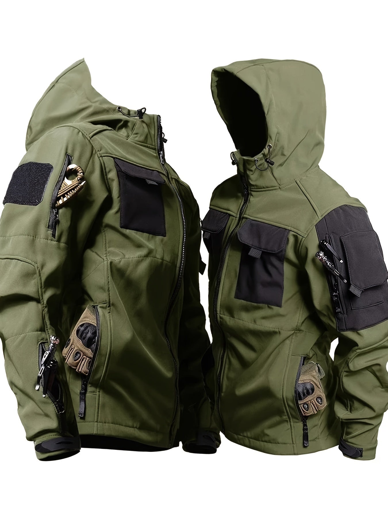 Men's Outdoor Jacket with Hood,