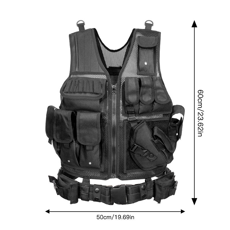 All-Season Military Vest for Hiking & Training