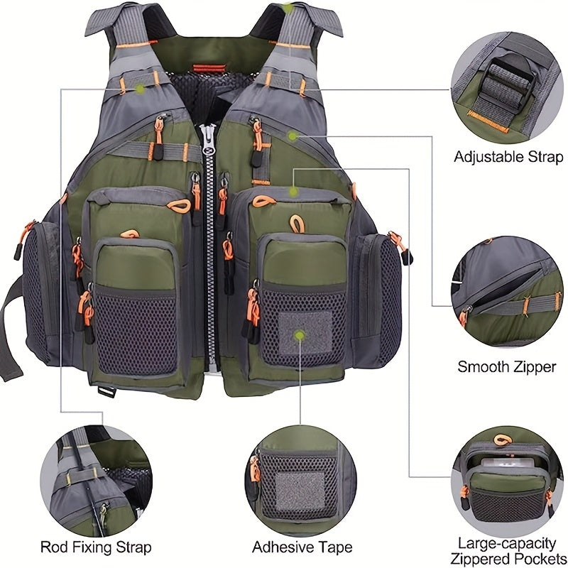 Adjustable Fishing Buoyancy Vest