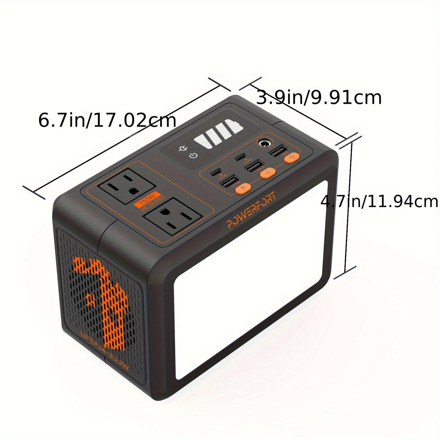 150W Portable Power Station Compact Solar Generator