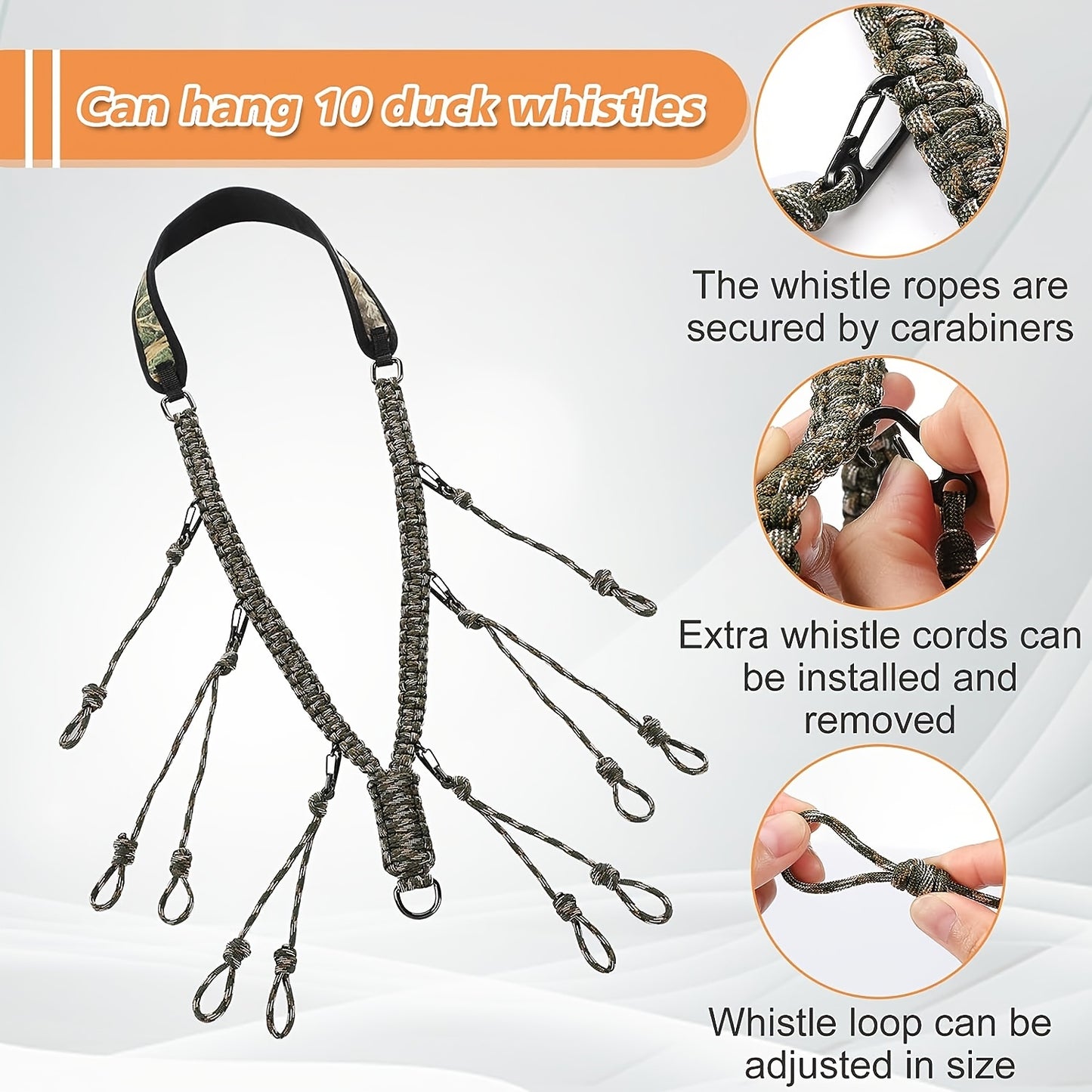 Handcrafted Duck Call Lanyard -