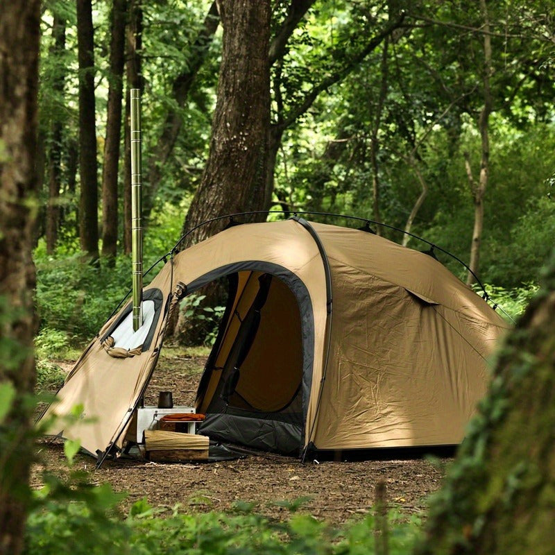4 Season 2 Person Waterproof Tent with Chimney Jack