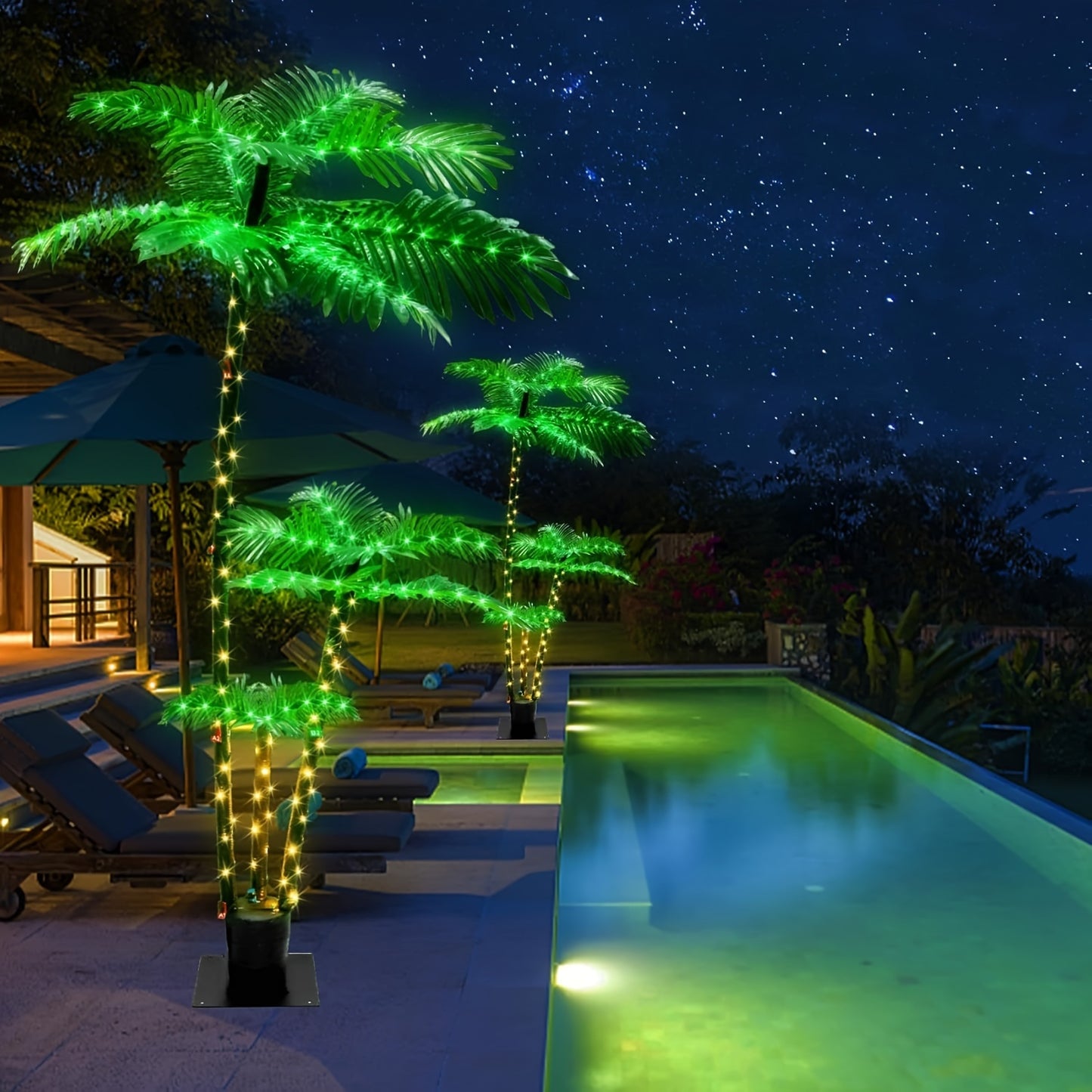 Solar LED Lighted Palm Tree