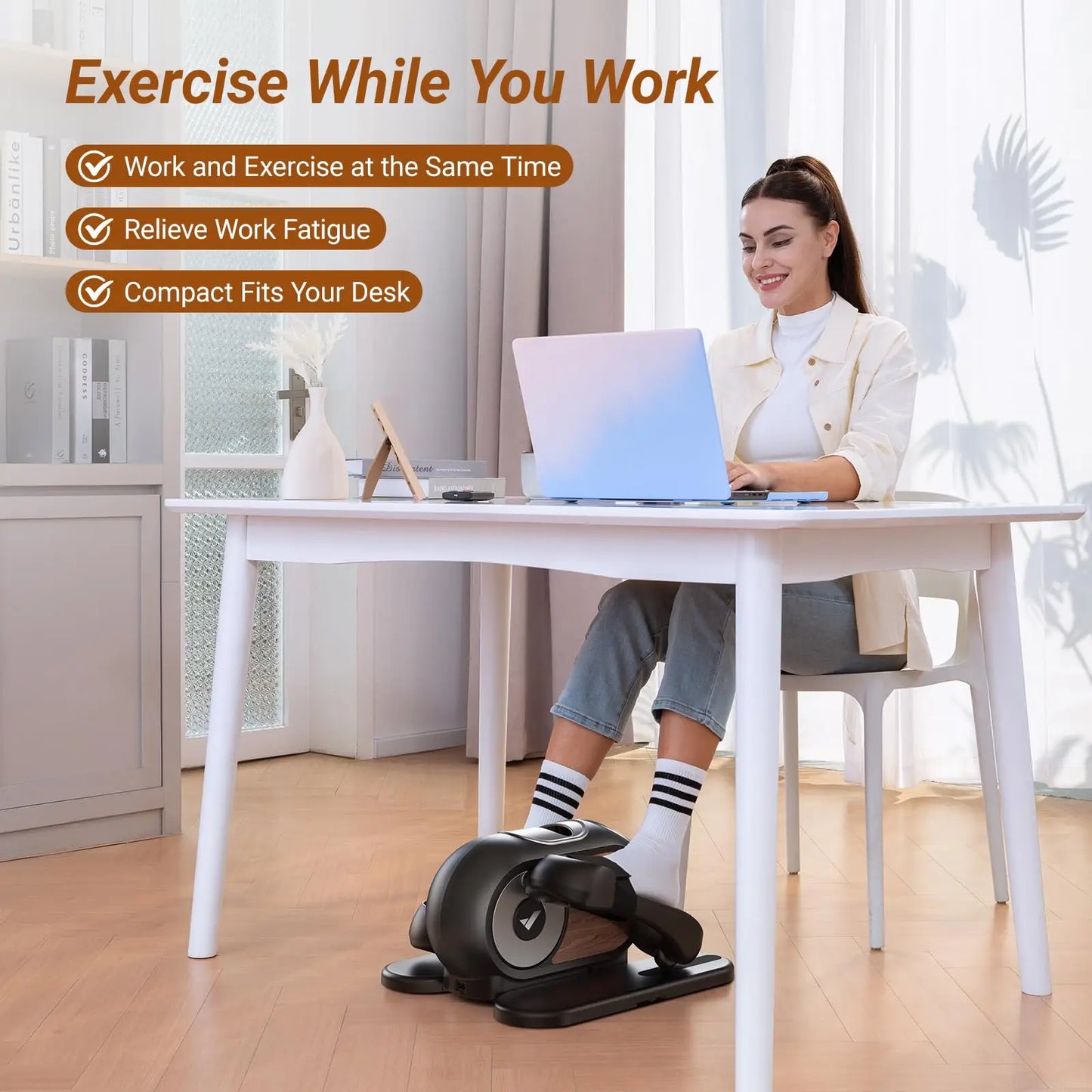 Elliptical Machine with 12 Adjustable Speeds