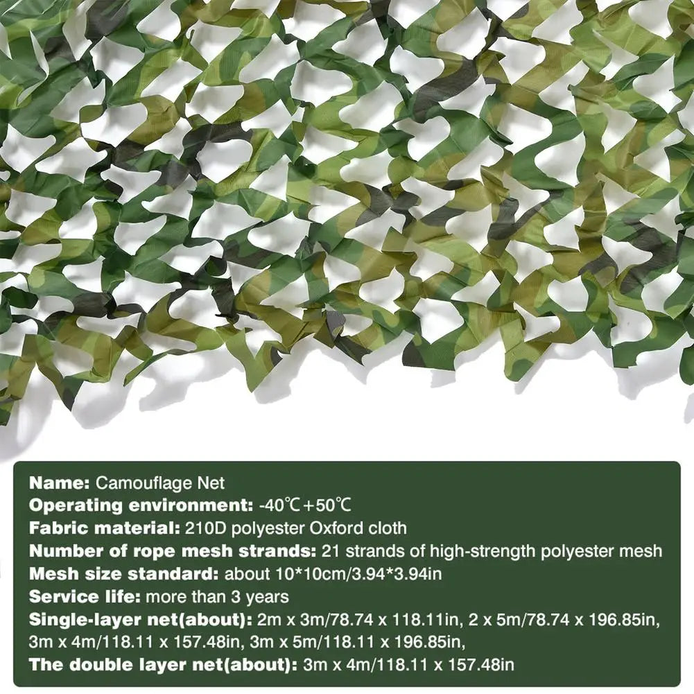 Woodland Camo Netting