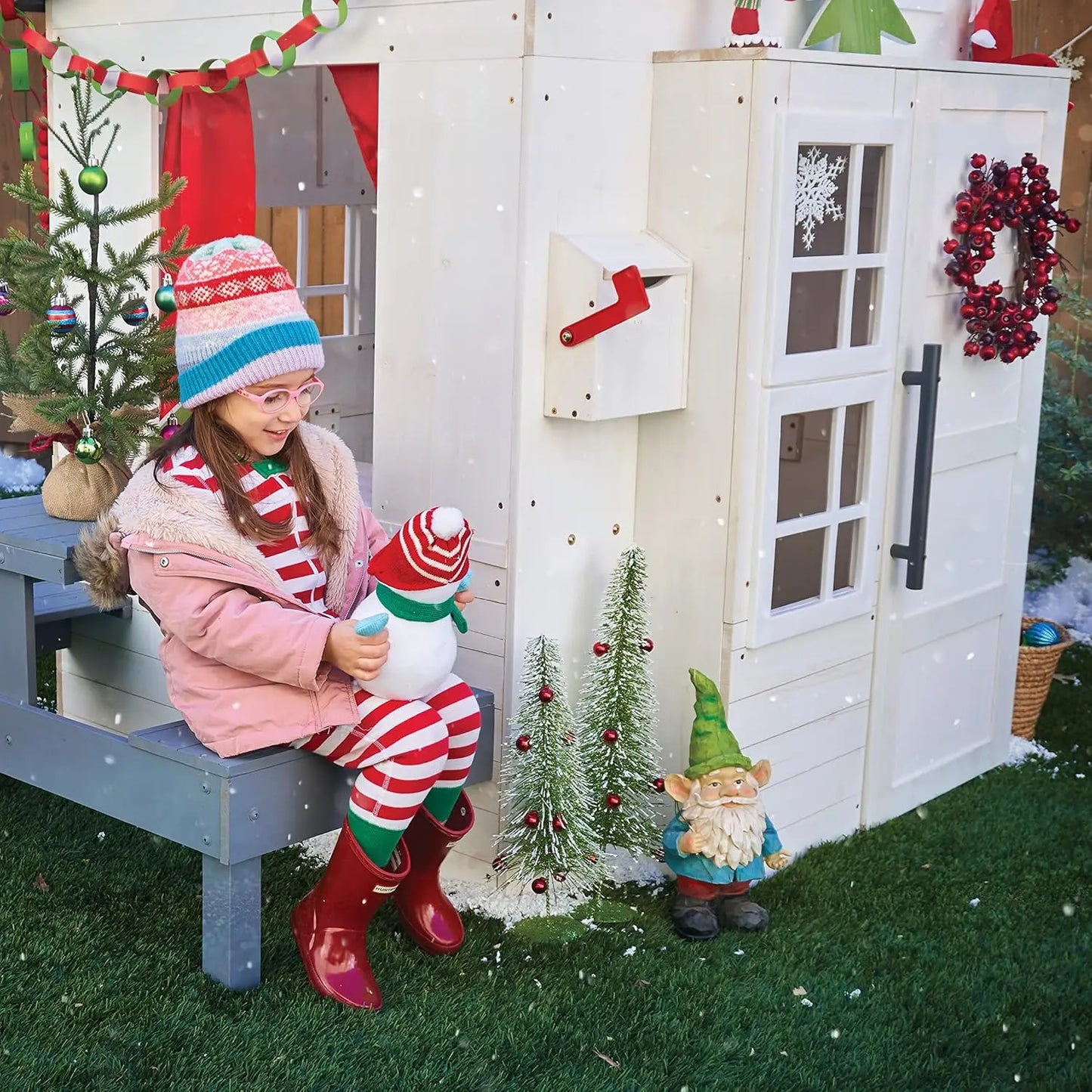 Modern Outdoor Wooden Playhouse