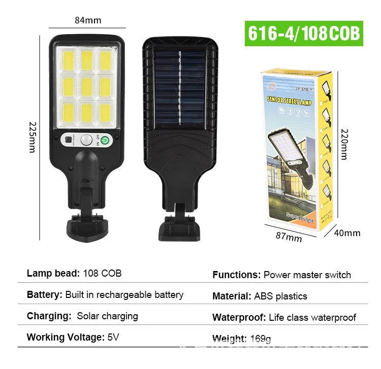 Solar Outdoor Motion Sensor Security Light