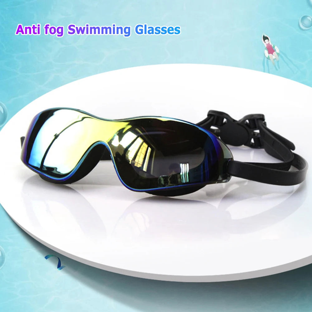 Swimming Goggles Adjustable Electroplate Diving Glasses