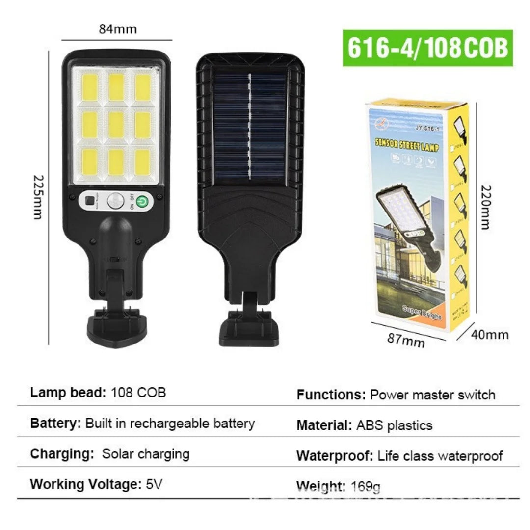 Solar Outdoor Motion Sensor Security Light
