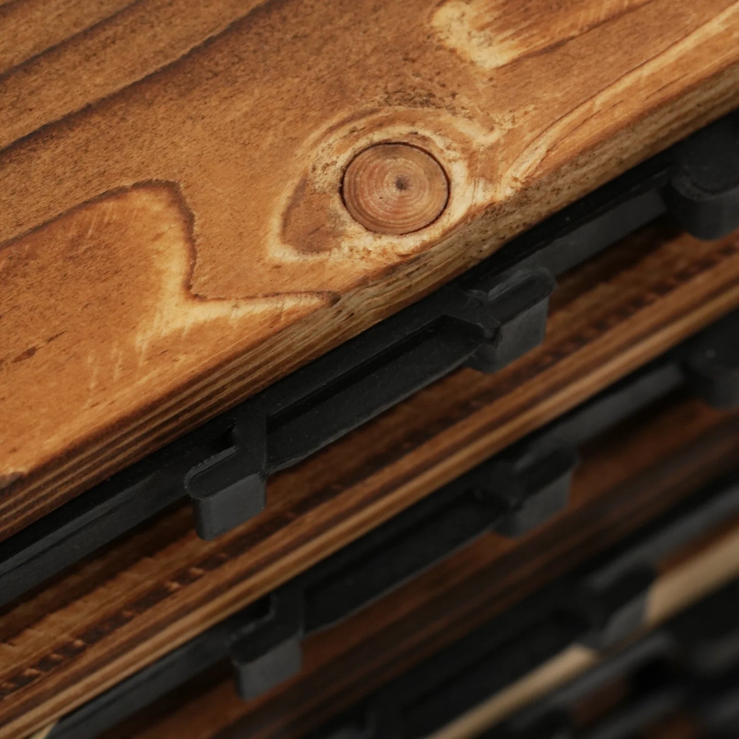 Patio Interlocking Wood Floor Tiles Set