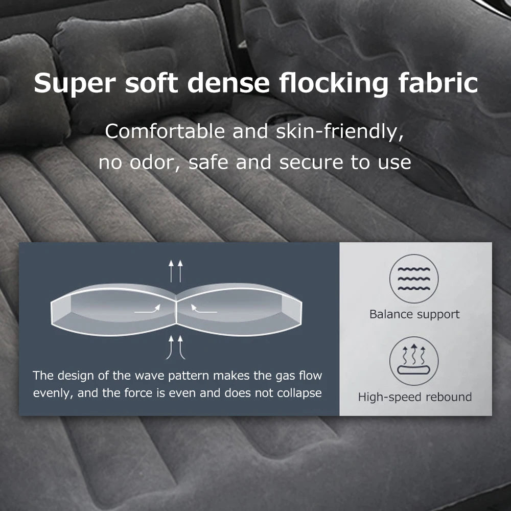 Inflatable Car Travel Mattress for SUV & Camping