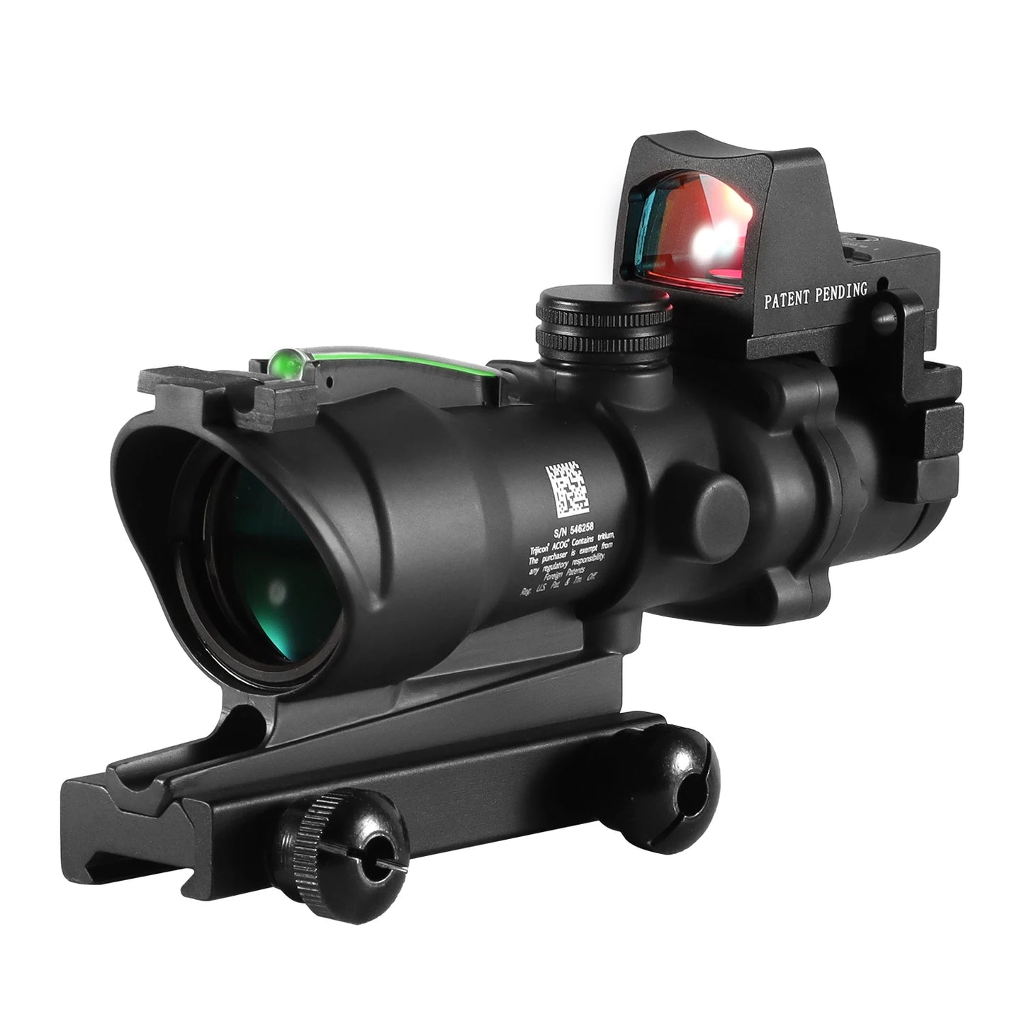 Adjustable 4x32 Red Dot 1x 4x Scope