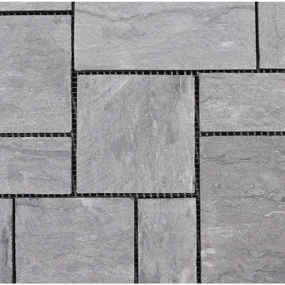 Slate Stone Interlocking Deck Tile Set