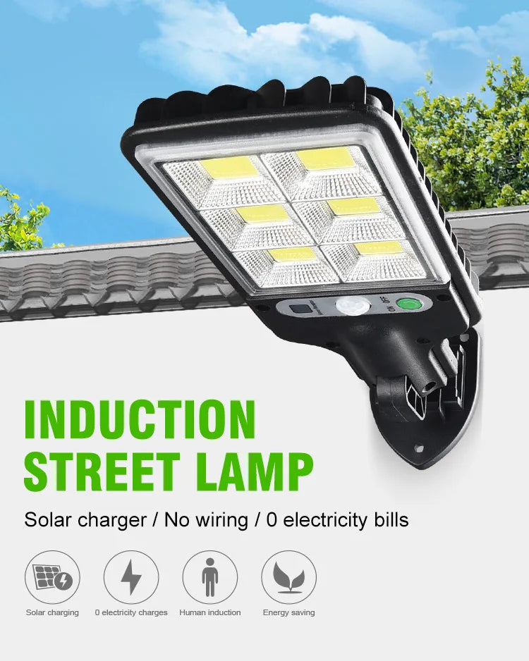 Solar Outdoor Motion Sensor Security Light