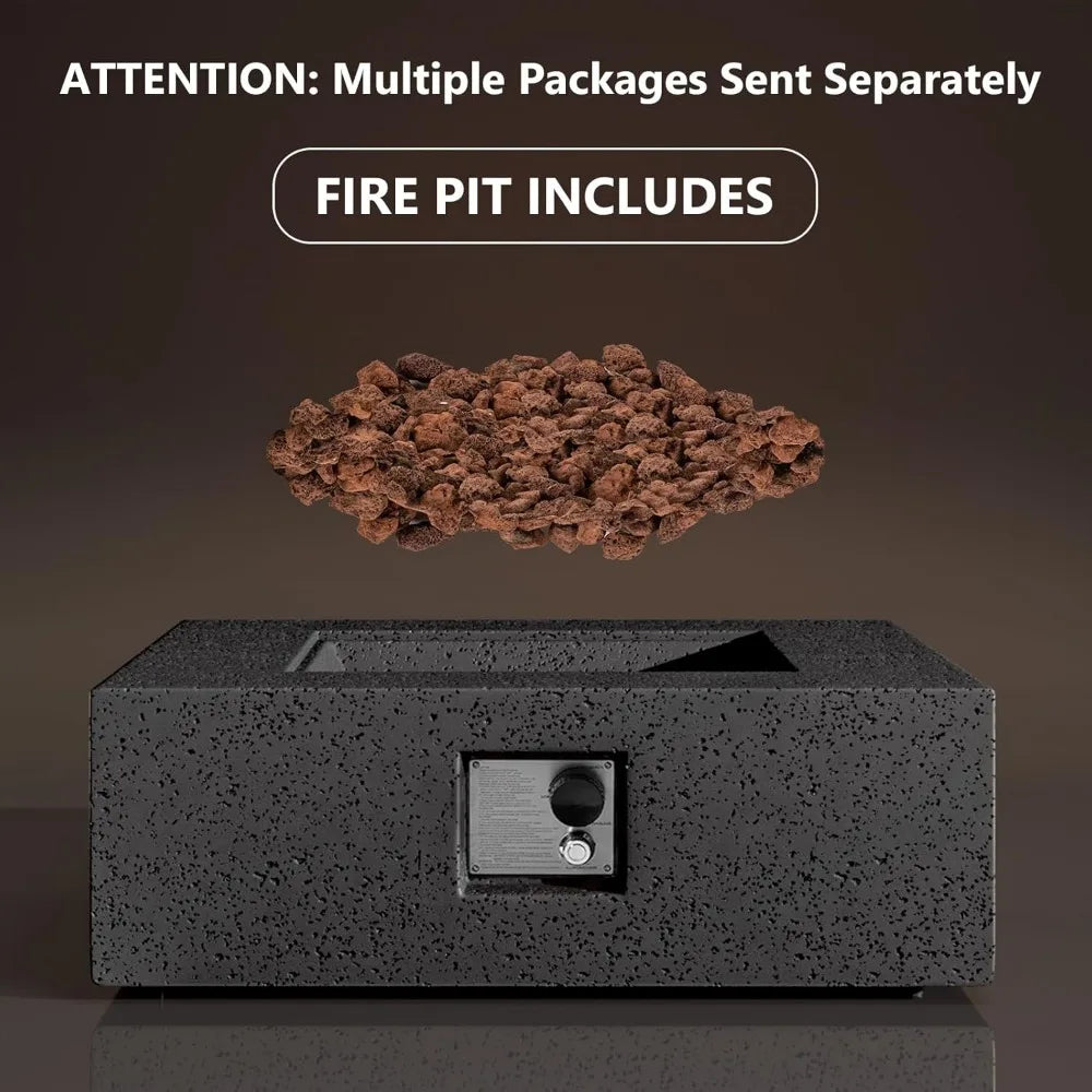 Outdoor Propane Fire Pit Table