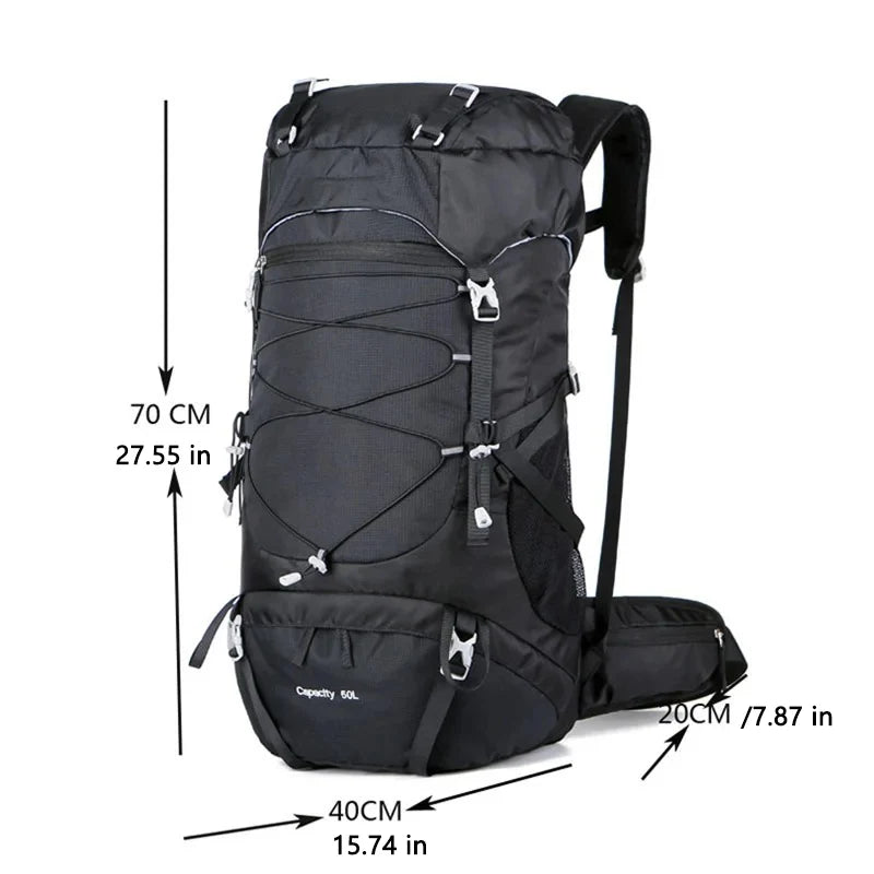 50L Waterproof Travel Backpack