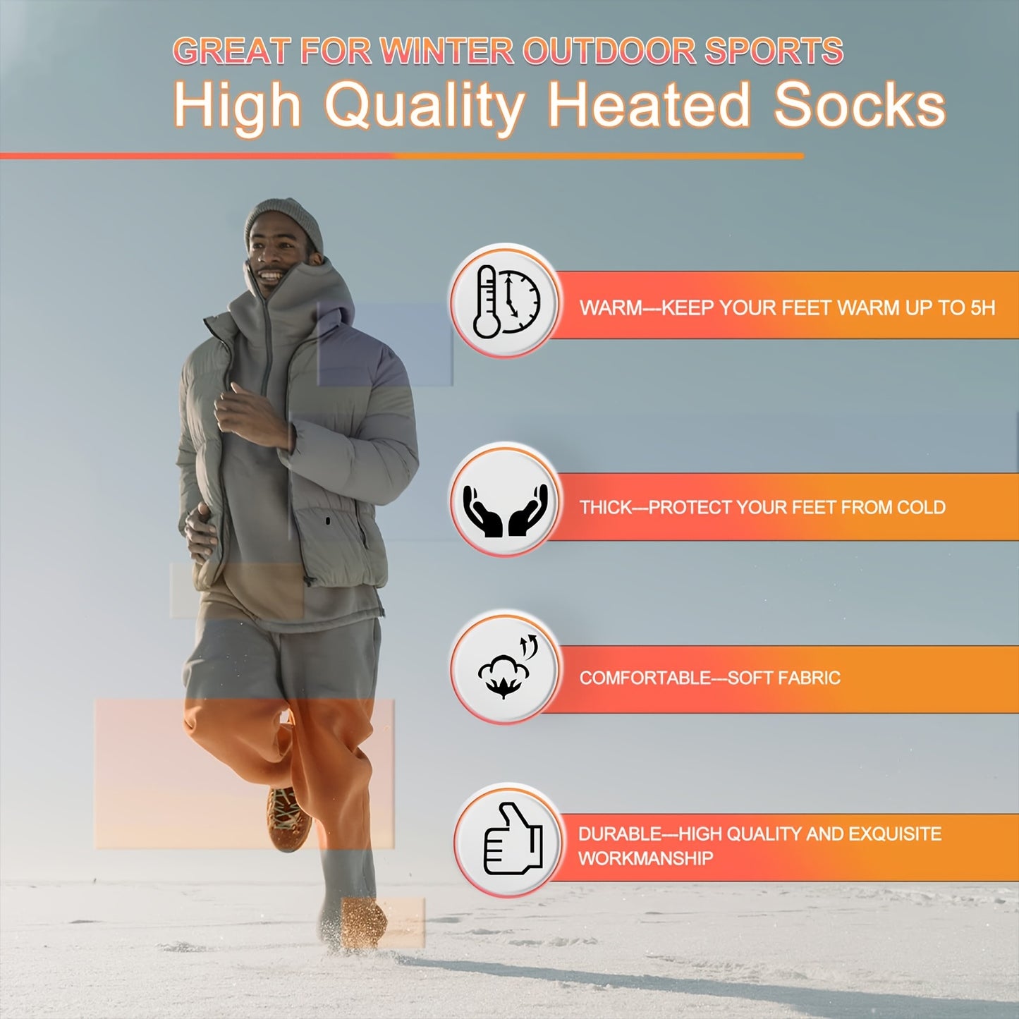 Men'S And Women'S Heated Socks,