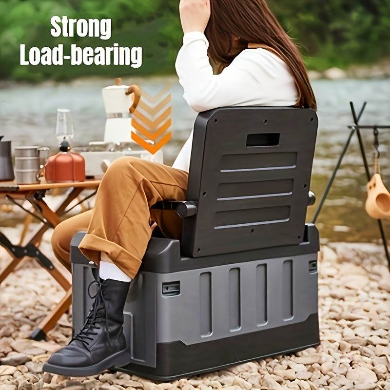 Folding Camping Storage Box & Seat