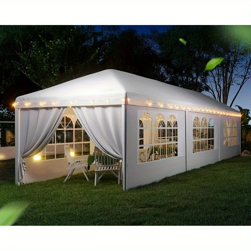 10x30ft Outdoor Canopy Party Tent with 8 Removable Sidewalls