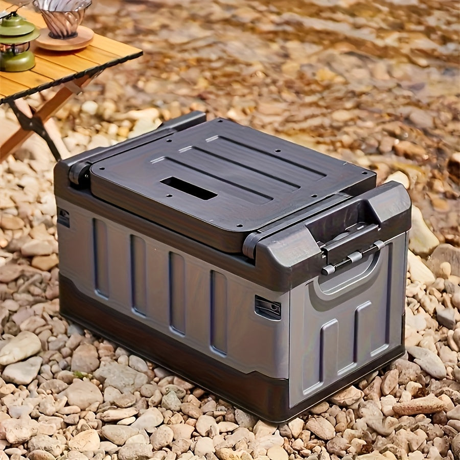 Folding Camping Storage Box & Seat