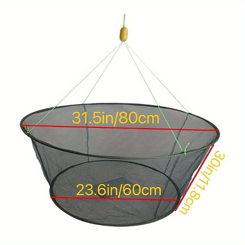Foldable Fishing Net Trap for Fish & Crabs