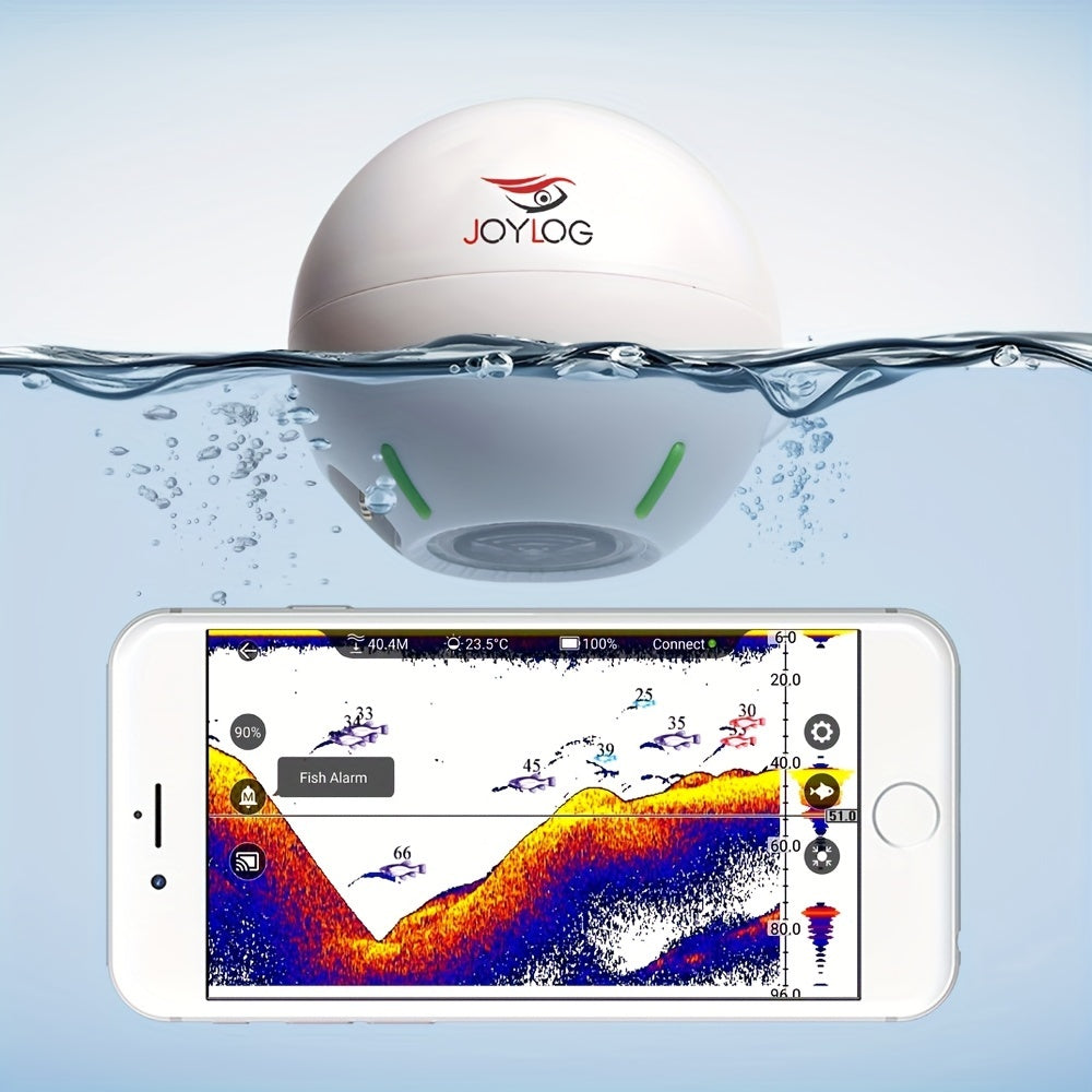 Smart Sonar Fish Finder with Rechargeable Sensor