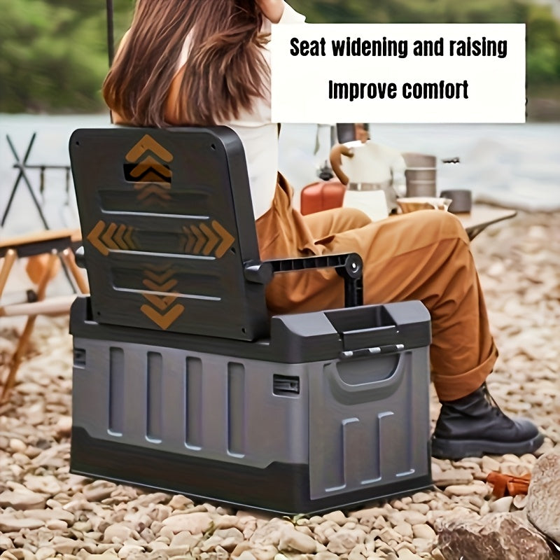 Folding Camping Storage Box & Seat