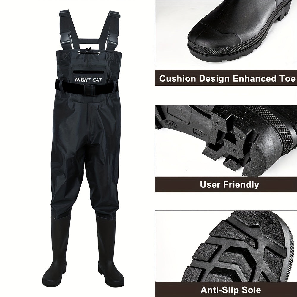 Waterproof Fishing & Hunting Chest Waders with Boots