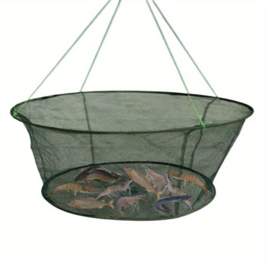 Foldable Fishing Net Trap for Fish & Crabs