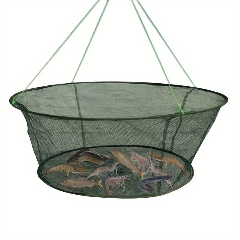 Foldable Fishing Net Trap for Fish & Crabs
