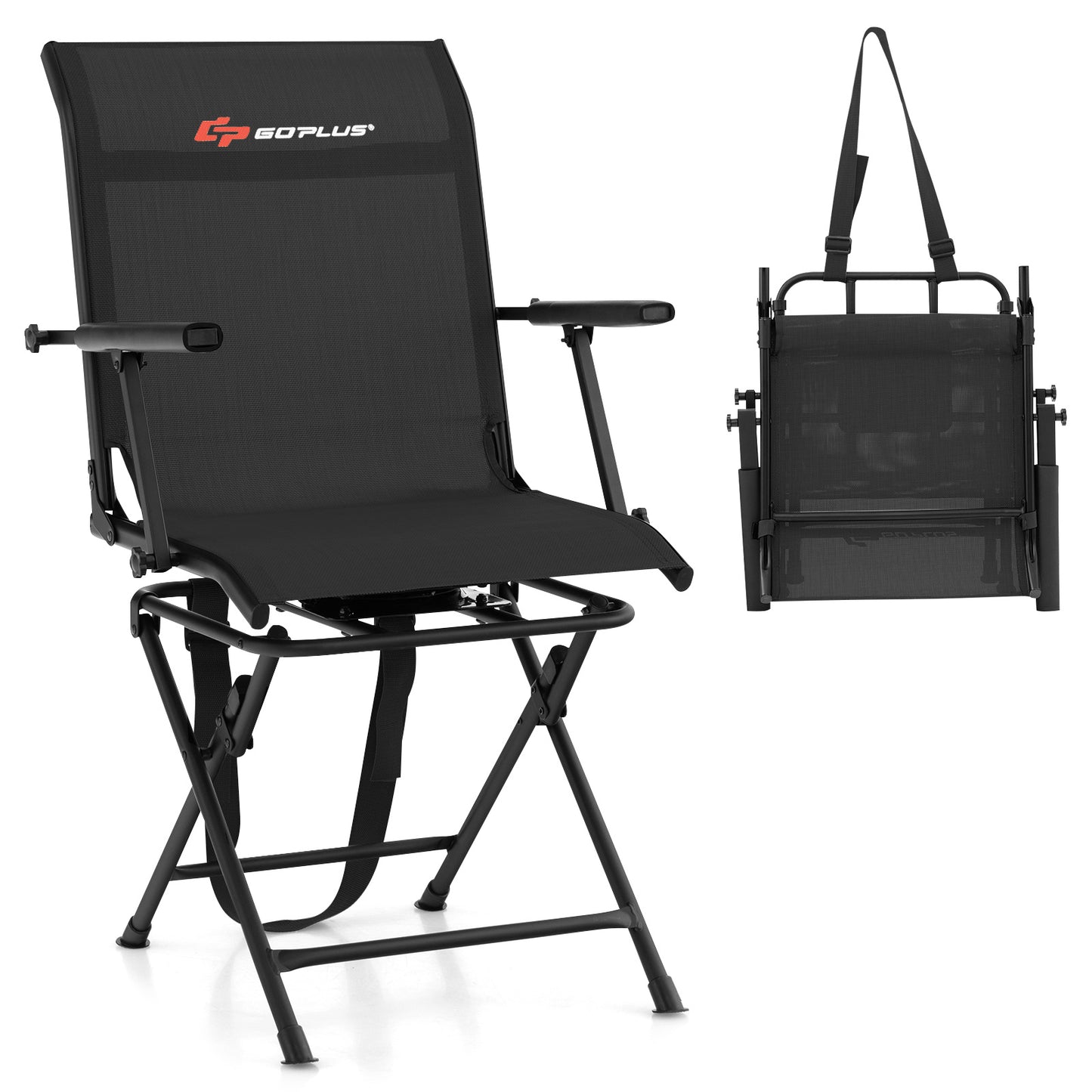 GOPLUS Swivel 360° Hunting Chair, ,