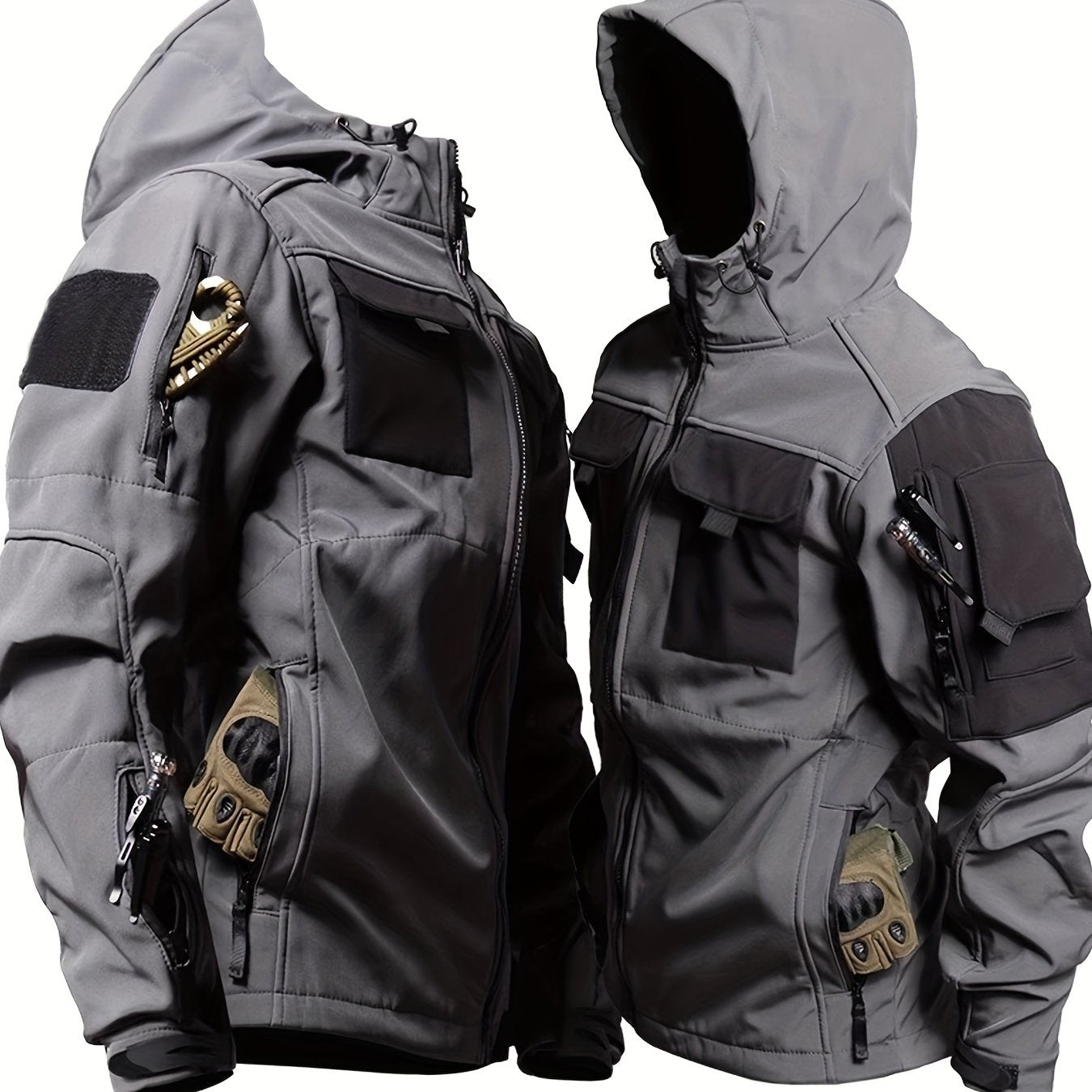 Men's Outdoor Jacket with Hood,