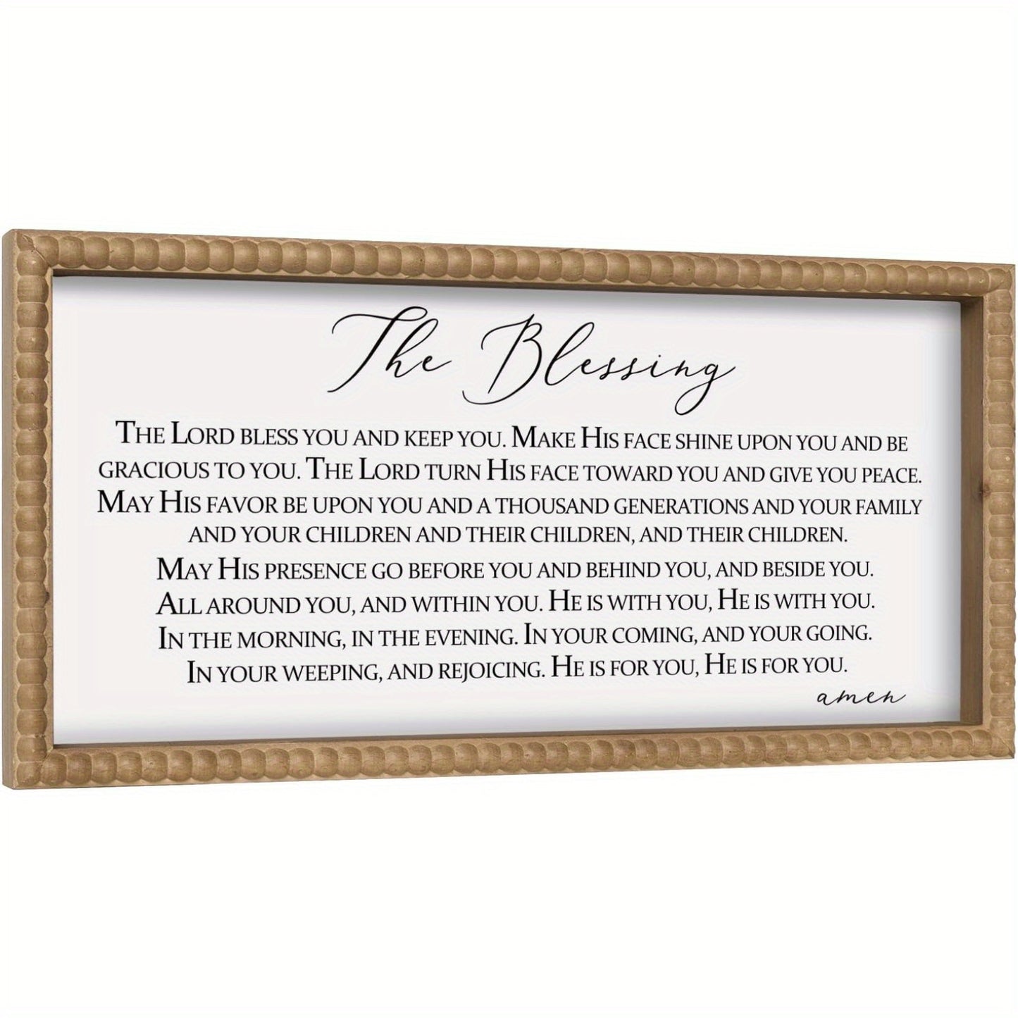 Blessing- The Lord Bless You And Keep You Wall Art