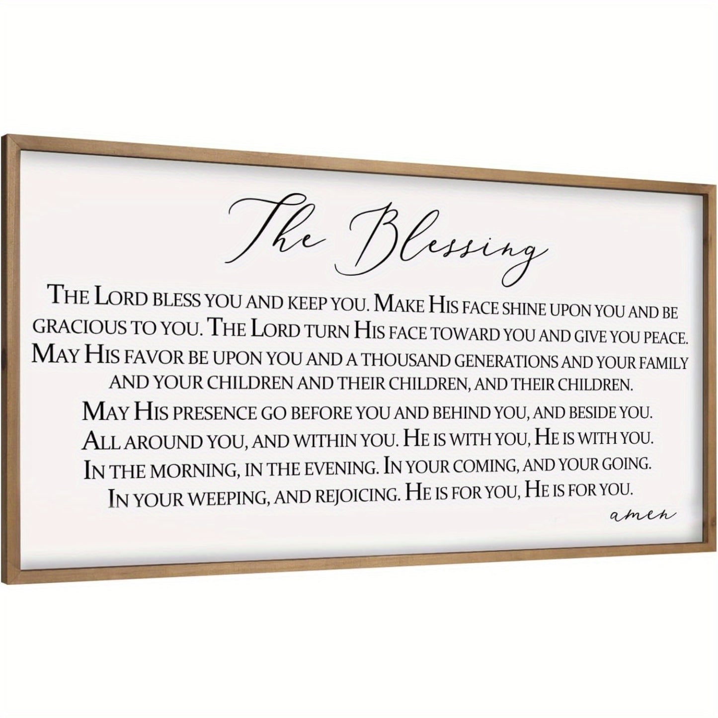 Blessing- The Lord Bless You And Keep You Wall Art