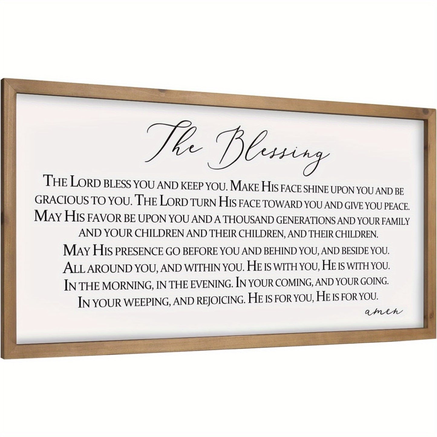 Blessing- The Lord Bless You And Keep You Wall Art