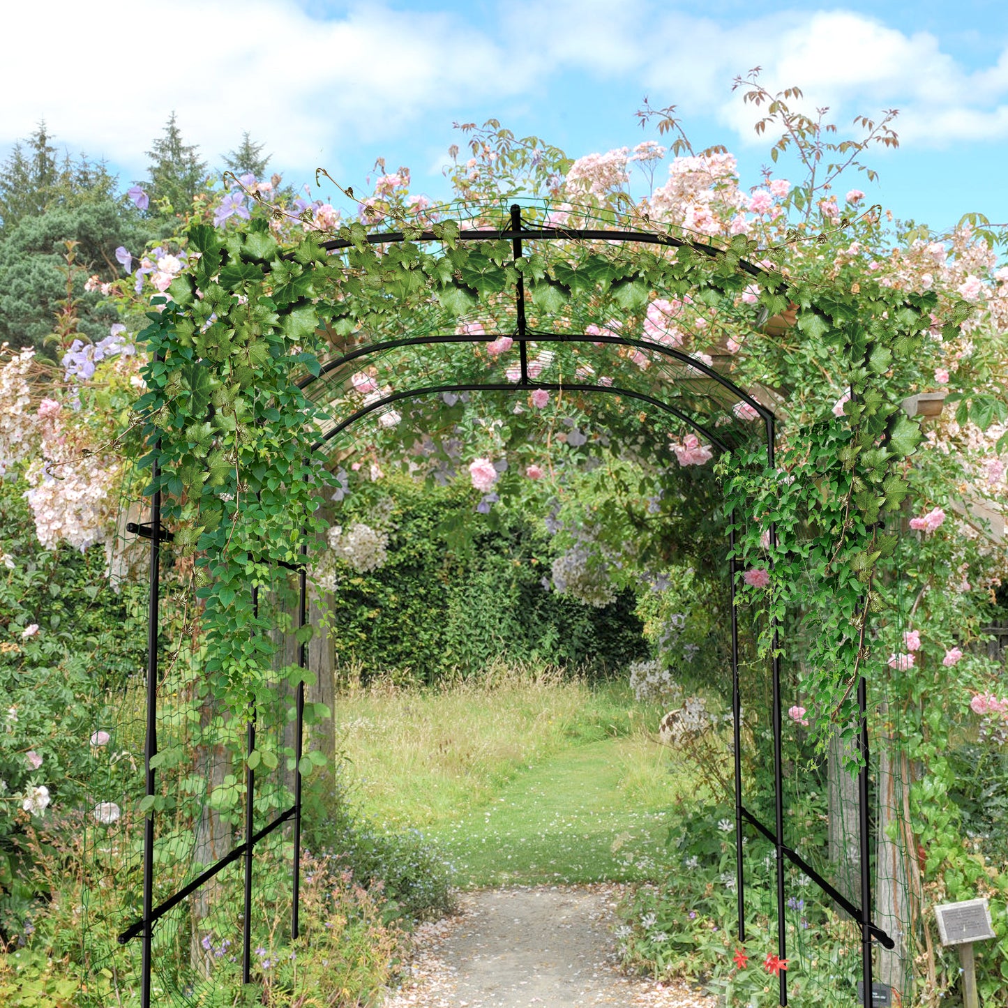 ABORON Tall Garden Arch Trellis