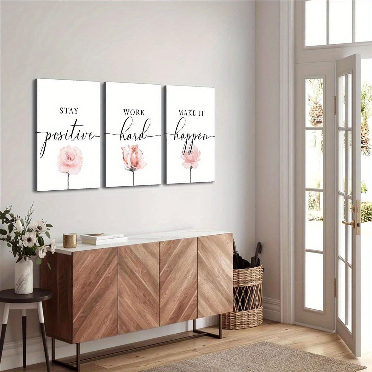 3 Piece Motivational Canvas Paintings