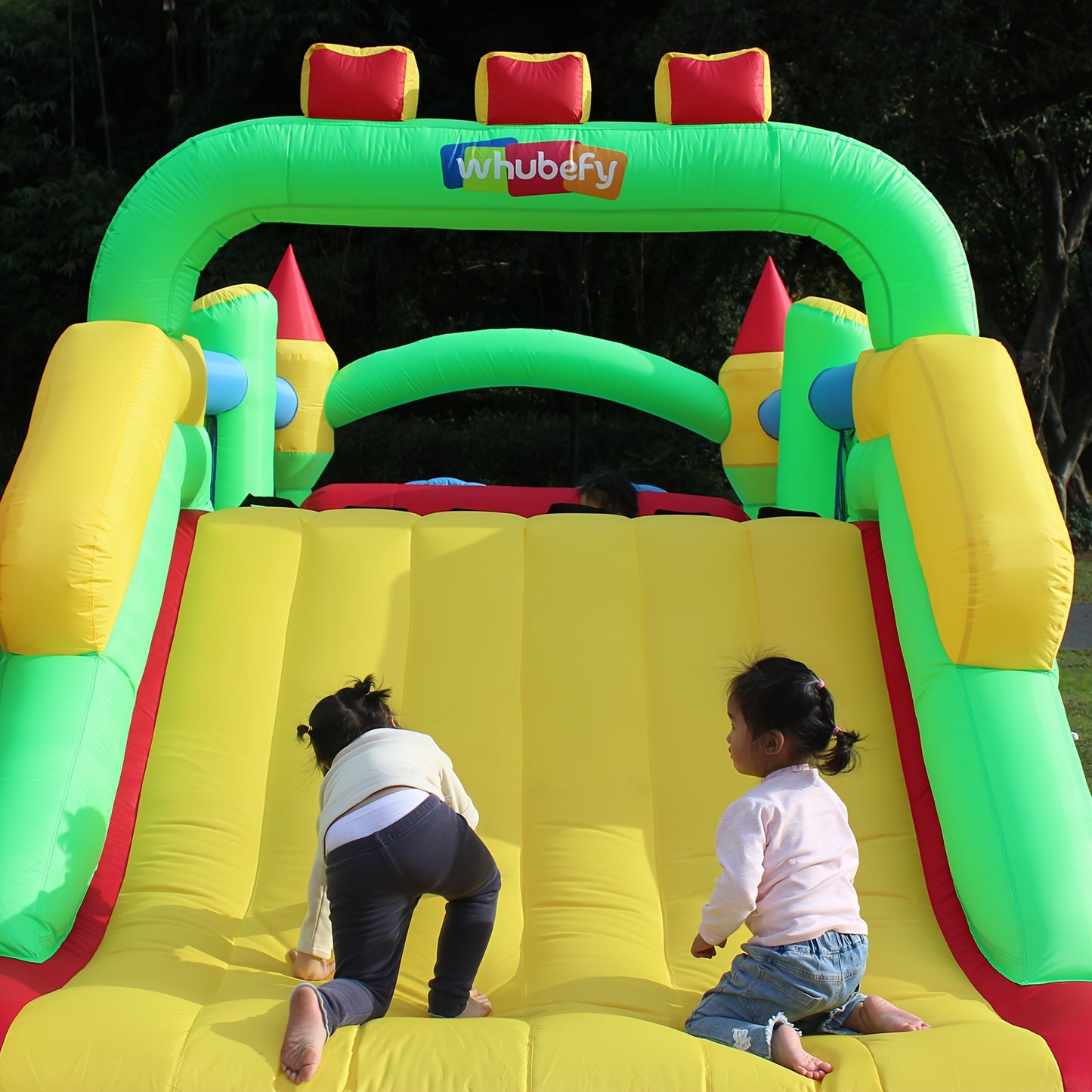 Inflatable Bounce House with Slide & Obstacles