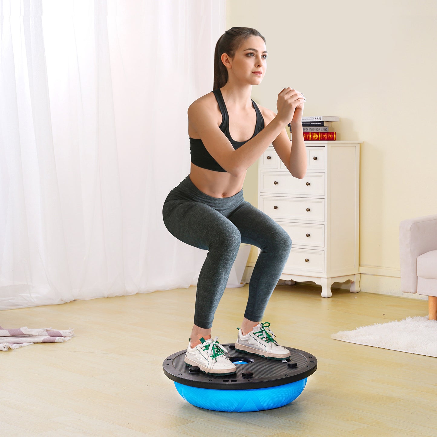 HAPPYBUY Half Exercise Ball Trainer