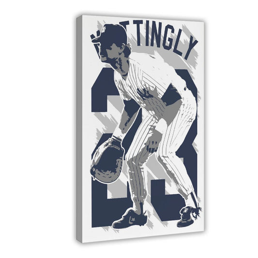 Don Mattingly Canvas Wall Art - Classic Sports Poster