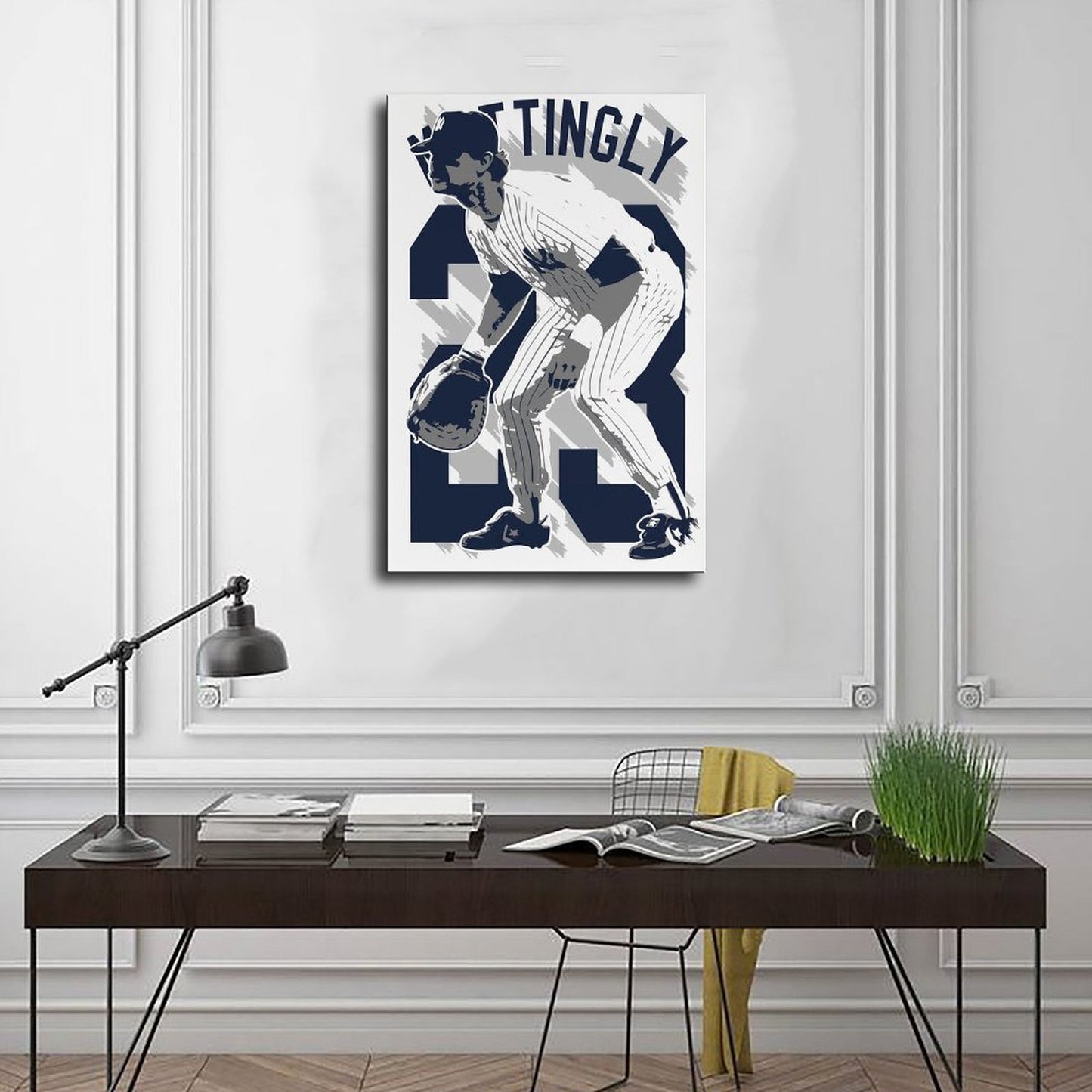 Don Mattingly Canvas Wall Art - Classic Sports Poster