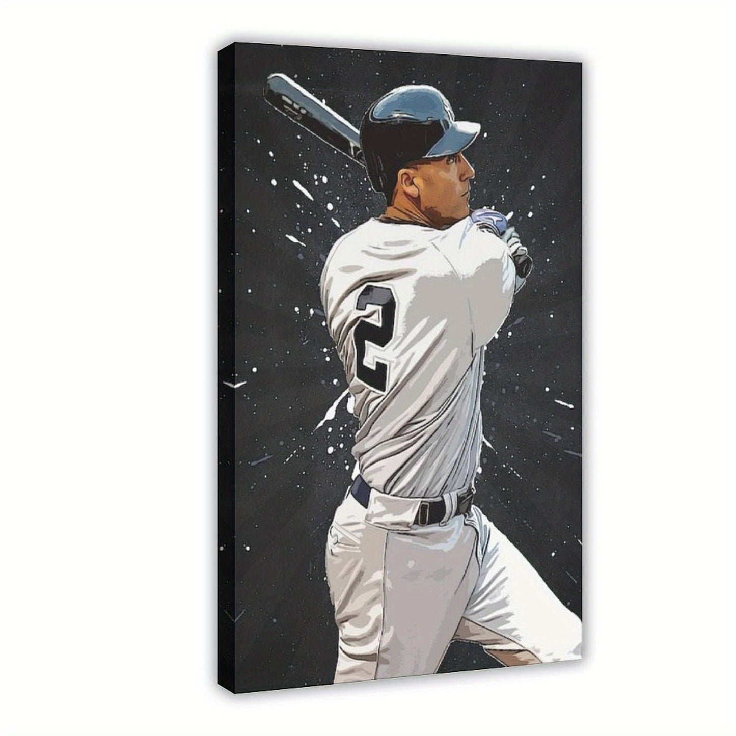 Derek Jeter 2 Poster Baseball Canvas Poster